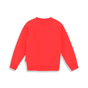 キッズ ボーイズ ESS ビッグロゴ クルースウェット 120-160cm, High Risk Red, extralarge-JPN