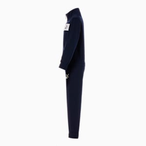 キッズ ポリ ジャージ 上下セット 120-160cm, Peacoat