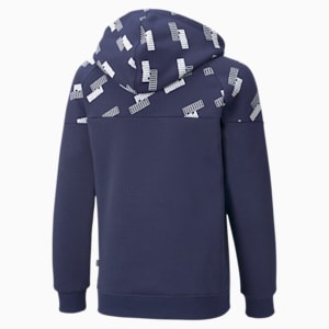 キッズ PUMA POWER AOP フーディー スウェット FL 120-160cm, Peacoat