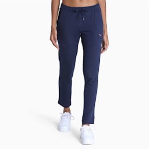 Women's Slim Fit 7/8 Track Pants, PUMA Navy, extralarge-IND