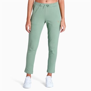 PUMA 7/8 Women's Slim Fit Track Pants, Dusty Green, extralarge-IND