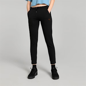 Buy Puma Black Regular Fit Mid Rise Track Pants for Women's Online