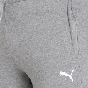 Knitted Men's Sweatpants, Medium Gray Heather-cat
