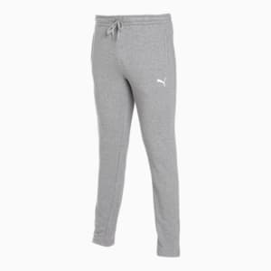 Knitted Men's Slim Fit Sweat Pants, Medium Gray Heather-cat, extralarge-IND