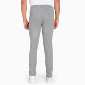 Knitted Men's Slim Fit Sweat Pants, Medium Gray Heather-cat, extralarge-IND