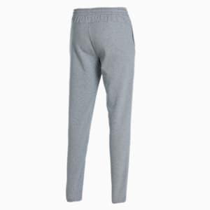 Zippered Slim Fit Knitted Men's Slim Fit Sweat Pants, Medium Gray Heather, extralarge-IND