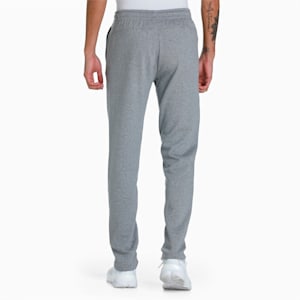 Zippered Slim Fit Knitted Men's Slim Fit Sweat Pants, Medium Gray Heather, extralarge-IND