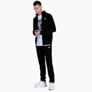 Zippered Full-Zip Slim Fit Men's Jacket, Puma Black