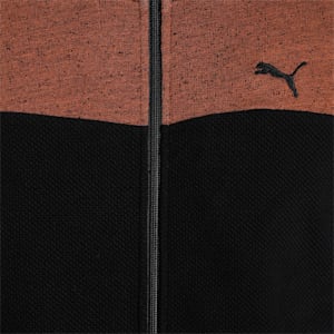 Reversible Full-Zip Slim Fit Men's Sweat Shirt, Puma Black, extralarge-IND