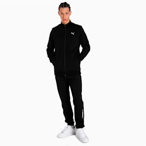 Reversible Full-Zip Slim Fit Men's Sweat Shirt, Puma Black