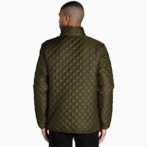 PUMA Men's Lightweight Jacket, Deep Olive, extralarge-IND