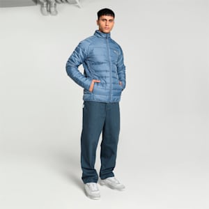 Lightweight Padded Slim Fit Men's Jacket, Inky Blue, extralarge-IND