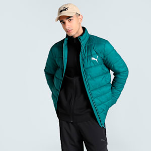 Men's Padded Jacket, Cold Green, extralarge-IND