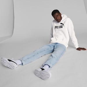 Essentials Big Logo Men's Hoodie, Puma White, extralarge