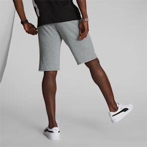 Shorts Essentials+ para hombre, Medium Gray Heather-Puma Black