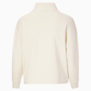 HER Women's High Crewneck Sweatshirt PL, Ivory Glow, extralarge