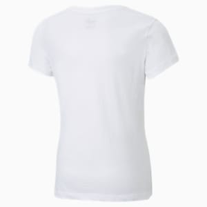 T-shirt à logo Essentials+, grands enfants, Blanc Puma