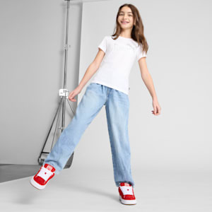 Camiseta juvenil con el logotipo Essentials+, Puma White, extralarge