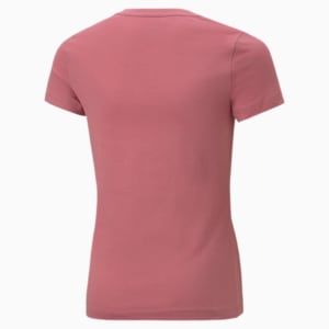 Essentials+ Logo Girl's Regular Fit T-Shirt, Dusty Orchid, extralarge-IND