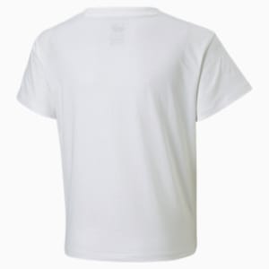 T-shirt Essentials+ Logo Knotted enfant et adolescent, Puma White, extralarge