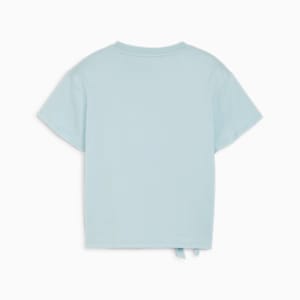 Essentials+ Logo Knotted Tee Big Kids, Turquoise Surf, extralarge