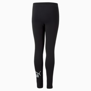 Essentials+ Logo Youth Leggings, Puma Black