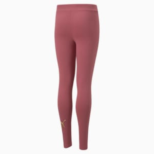 Essentials+ Logo Youth Leggings, Dusty Orchid