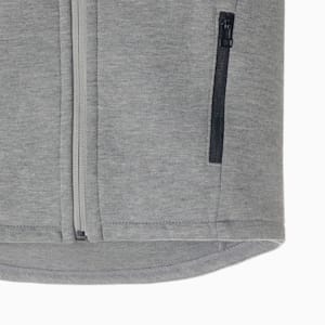 キッズ ボーイズ EVOSTRIPE フルジップ フーディー 116-164cm, Medium Gray Heather