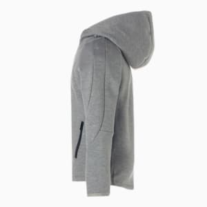 キッズ ボーイズ EVOSTRIPE フルジップ フーディー 116-164cm, Medium Gray Heather
