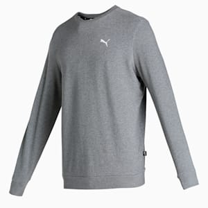 Crew Men's Regular Fit Sweatshirt, Medium Gray Heather, extralarge-IND