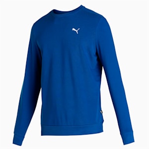 Crew Men's Regular Fit Sweatshirt, Blazing Blue, extralarge-IND