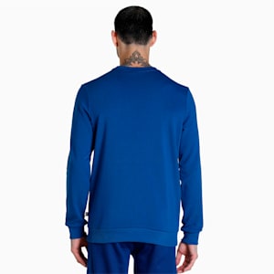 Crew Men's Regular Fit Sweatshirt, Blazing Blue, extralarge-IND