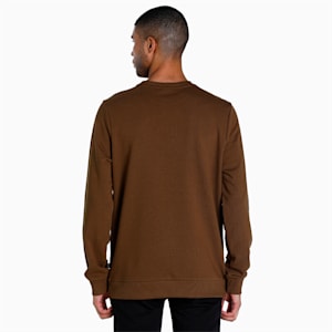 PUMA Crew Men's Regular Fit Sweatshirt, Deep Olive, extralarge-IND