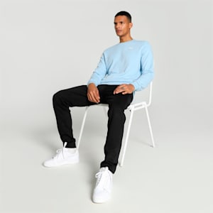 Crew Men's Regular Fit Sweatshirt, Silver Sky, extralarge-IND