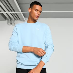 Crew Men's Regular Fit Sweatshirt, Silver Sky, extralarge-IND