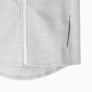 ウィメンズ EVOSTRIPE フルジップ フーディー, Light Gray Heather