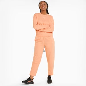 HER Women's Relaxed Fit Sweatshirt, Peach Pink, extralarge-IND