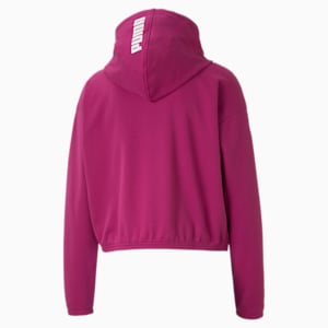 Modern Sports Full-Zip Women's Hoodie, Festival Fuchsia