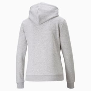 ウィメンズ ESS フルジップ フーディー, Light Gray Heather
