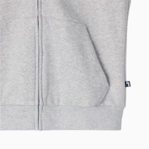 ウィメンズ ESS フルジップ フーディー, Light Gray Heather