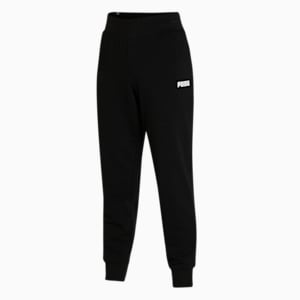 Essential Closed Women's Regular Fit Sweatpants, Puma Black, extralarge-IND