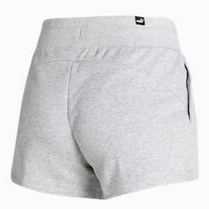 Essential Knitted Women's Sweat Shorts, Light Gray Heather
