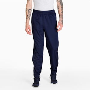 Essential Regular Fit Woven Men's Pants, Peacoat