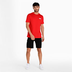 Small Logo Men's Regular Fit T-Shirt, High Risk Red, extralarge-IND