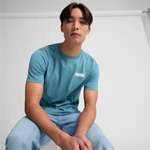Essentials Small Logo Men's Tee, Bold Blue, extralarge