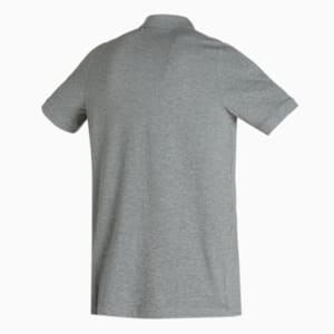 Pique Men's Regular Fit Polo, Medium Gray Heather, extralarge-IND