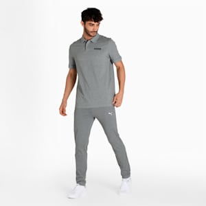 Pique Men's Regular Fit Polo, Medium Gray Heather, extralarge-IND