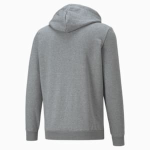 メンズ ESS フルジップ フーディー, Medium Gray Heather