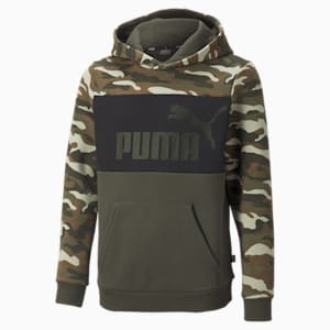 Camo Youth Hoodie, Forest Night, extralarge-IND