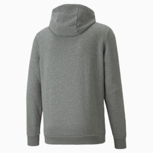 Essentials+ Tape Men's Regular Fit Hoodie, Medium Gray Heather, extralarge-IND